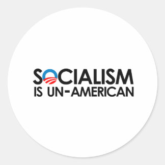 社会主義はアメリカ人ではない ラウンドシール