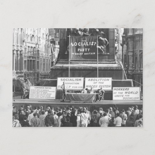 社会主義パーティー素晴らしイギリストラファルガーSq 1967 ポストカード (正面)