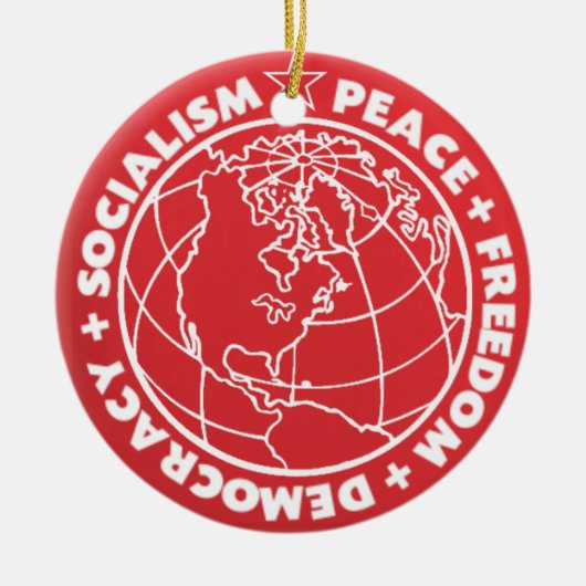 社会主義平和オーナメント セラミックオーナメント (正面)
