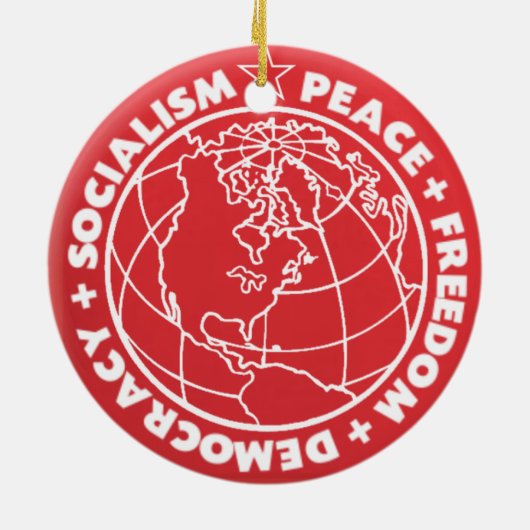 社会主義平和オーナメント セラミックオーナメント (裏面)