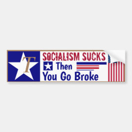 社会主義最低のを破った バンパーステッカー