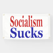 社会主義最低の 横断幕 (横)