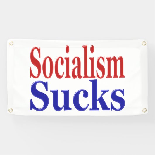 社会主義最低の 横断幕 (横)