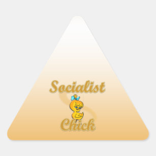 社会主義者 三角形シール
