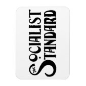 社会主義規格1900sロゴホワイトマグネット マグネット (縦)