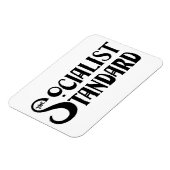 社会主義規格1900sロゴホワイトマグネット マグネット (左側)