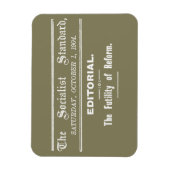 社会主義規格1904年10月社説ベージュ マグネット (縦)