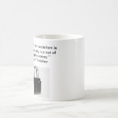 社会主義-サッチャーMug夫人の問題 コーヒーマグカップ (中央)