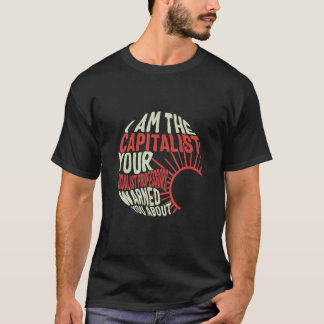 社会主義Iは資本主義の自由主義の学生アンチ Tシャツ