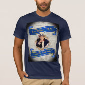 社会主義USA to "Over My Dead体"～アンクルサム～ Tシャツ (正面)