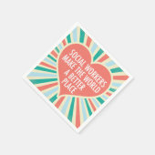 社会事感動的務事務所パーティー引用文 スタンダードカクテルナプキン (角)