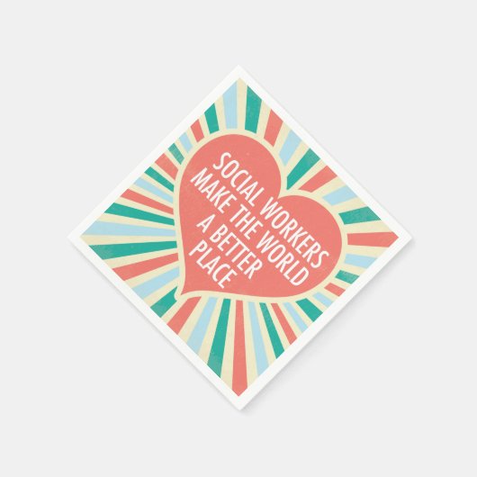 社会事感動的務事務所パーティー引用文 スタンダードカクテルナプキン (角)