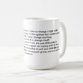 社会事業のマグIV コーヒーマグカップ (正面右)