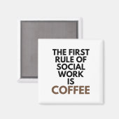 社会事業の最初のルールはコーヒー救済だ マグネット (正面/裏面)