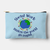 社会事業は世界を動かす アクセサリーポーチ (正面)