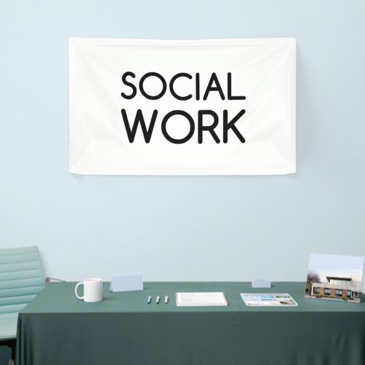 社会事業 横断幕 (トレードショー)