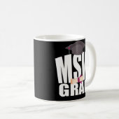 社会事業MSWの卒業のギフトのコーヒー・マグのマスター コーヒーマグカップ (正面右)