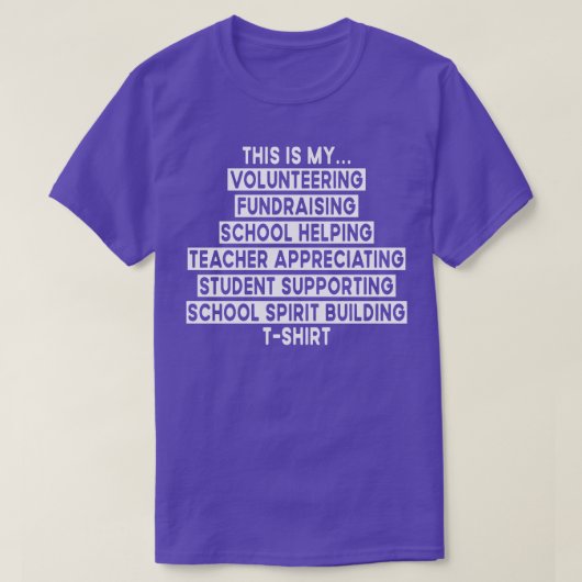 社会人おもしろいボランティアこれは私のボランティア Tシャツ (デザイン正面)