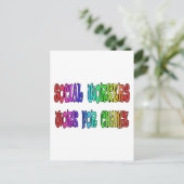 社会人は変化のために働く ポストカード (スタンド正面)