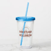 社会人カスタム労の感謝の卒業祝い アクリルタンブラー (裏面)