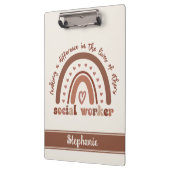 社会人カスタム労の感謝の卒業祝い クリップボード (左)