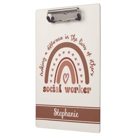社会人カスタム労の感謝の卒業祝い クリップボード (左)