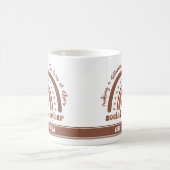 社会人カスタム労の感謝の卒業祝い コーヒーマグカップ (中央)