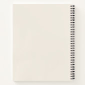 社会人カスタム労の感謝の卒業祝い ノートブック (裏面)