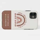社会人カスタム労の感謝の卒業祝い Case-Mate iPhoneケース (裏面(横))