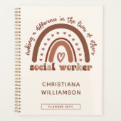 社会人カスタム向け感謝ソーシャルワーク プランナー手帳 (正面)