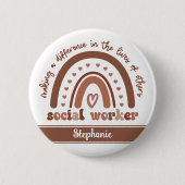 社会人カスタム謝礼卒業ギフト 缶バッジ (正面)