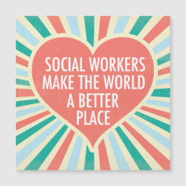 社会人感動的ハート引用文磁石