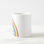 社会作感動的業レインボー コーヒーマグカップ (中央)