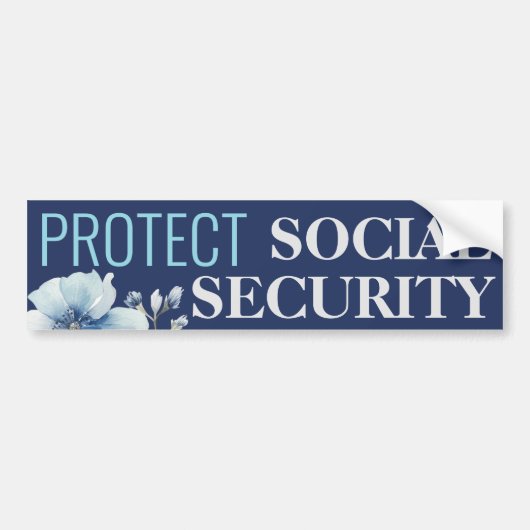 社会保保護全アンチトランプ主義 バンパーステッカー (正面)