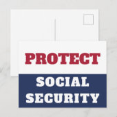 社会保保護全アンチトランプ主義 ポストカード (正面/裏面)