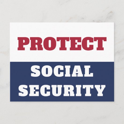 社会保保護全アンチトランプ主義 ポストカード (正面)