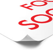 社会保勉強に集中 ポスター (角)