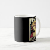 社会保護のための民主主義フェミニスト活動家芸術 コーヒーマグカップ (正面右)