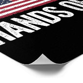 社会保障とメディケアの抗議T-sを手に入れる ポスター (角)