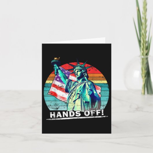 社会保障とメディケア・プロに抗議する カード (正面)