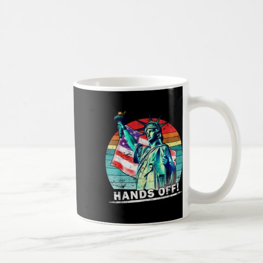 社会保障とメディケア・プロに抗議する コーヒーマグカップ (右)