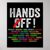 社会保障とメディケア・プロに抗議する ポスター (正面)