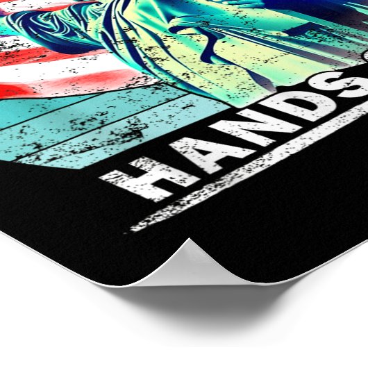 社会保障とメディケア・プロに抗議する ポスター (角)