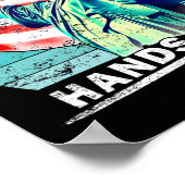 社会保障とメディケア・プロに抗議する ポスター (角)