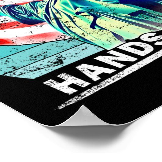 社会保障とメディケア・プロに抗議する ポスター (角)