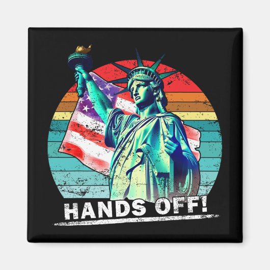 社会保障とメディケア・プロに抗議する マグネット (正面)