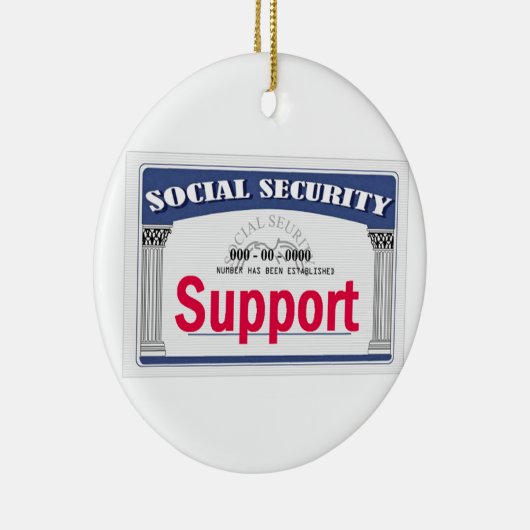 社会保障のオーナメント セラミックオーナメント (右)
