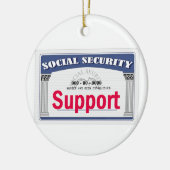社会保障のオーナメント セラミックオーナメント (左)