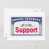 社会保障はがき ポストカード (正面/裏面)