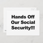 社会保障を受け入れる ポストカード (正面/裏面)